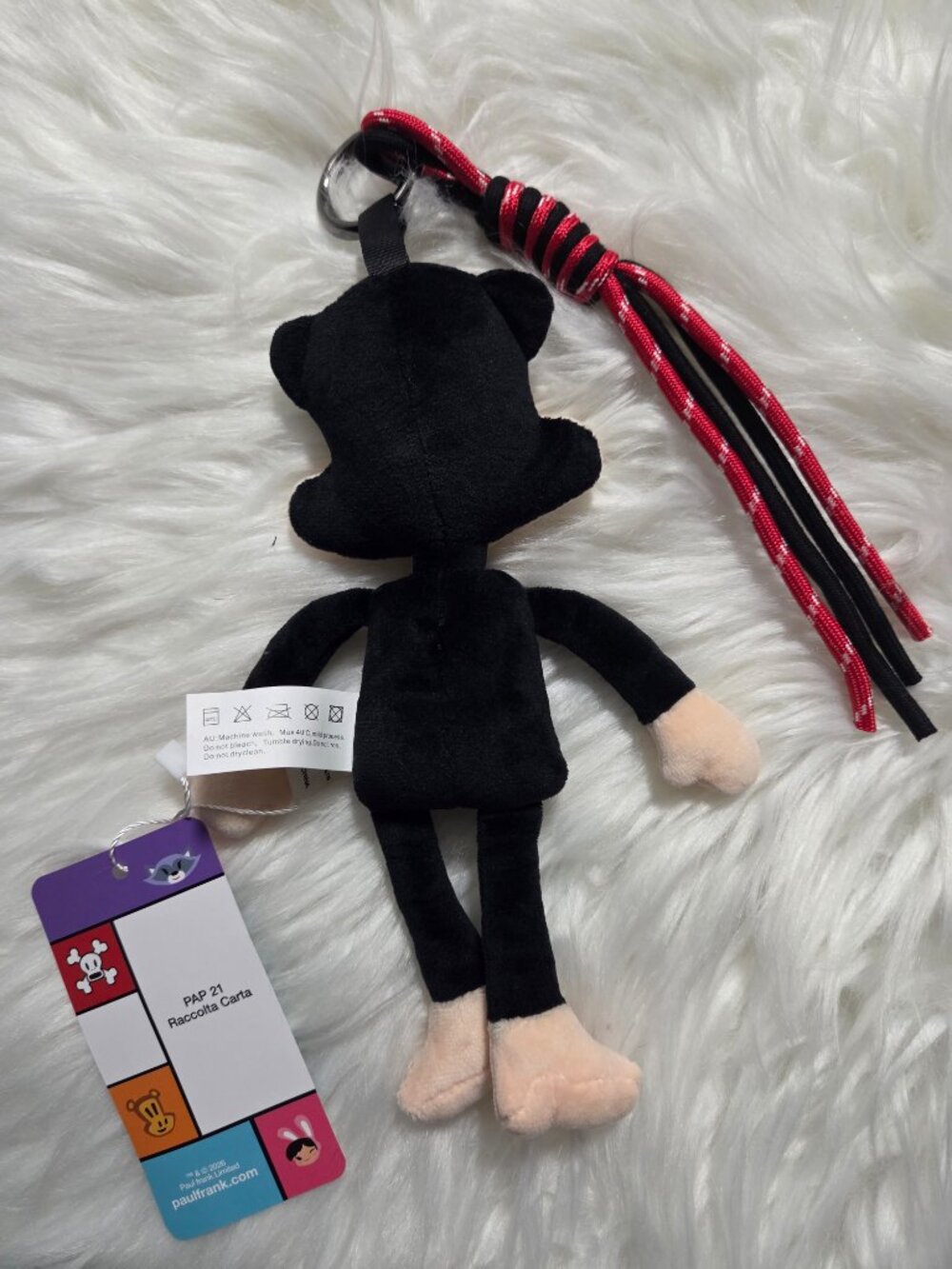 Paul Frank Julius Monkey Plush Keychain - Picture 2 of 7